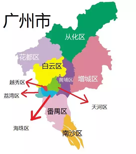 广州几个区分别叫什么（广州市有多少区分别叫什么）