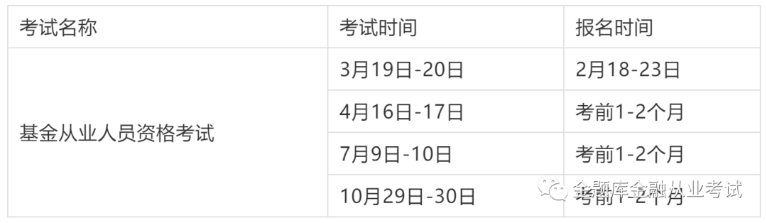 私募基金从业资格证考试时间（私募基金从业资格证考试条件）