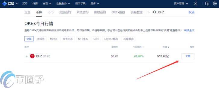 CHZ币怎么买？CHZ币买入和交易教程详解-第3张图片-欧意下载